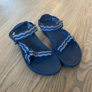 Blue and Yellow Tevas